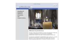 Desktop Screenshot of gottesdienste.de